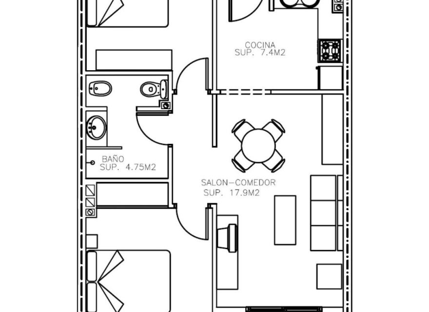 New Build - Apartment - Aguilas - Collados