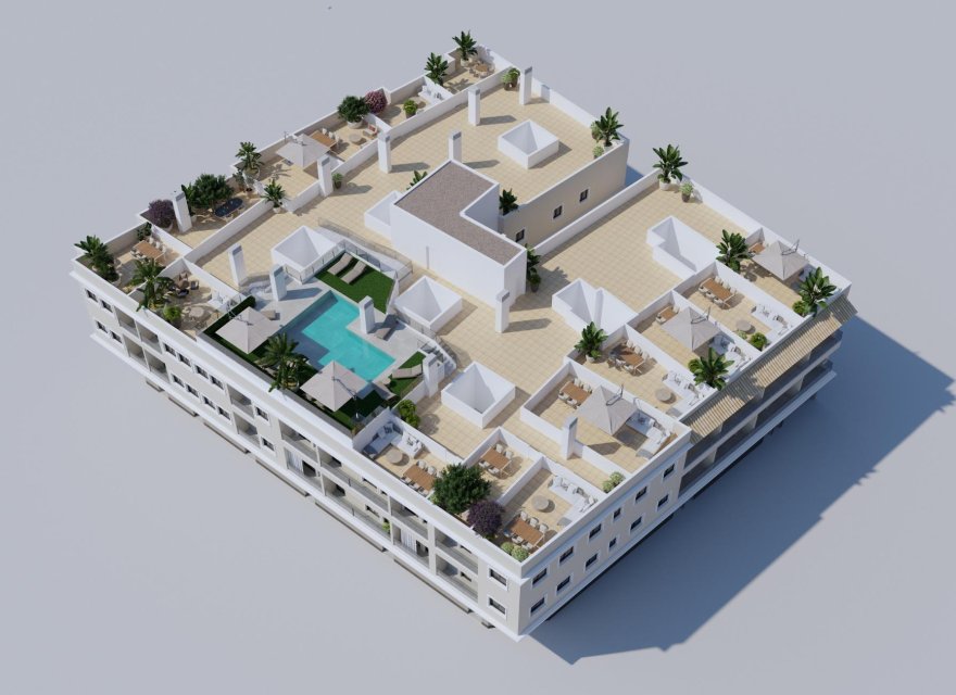 New Build - Apartment - Algorfa  - Pueblo