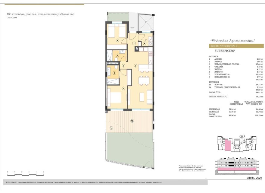 New Build - Apartment - Benidorm - Campana Garden