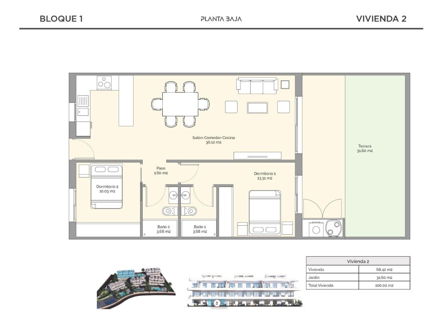 New Build - Apartment - Benidorm - Puig Campana Golf