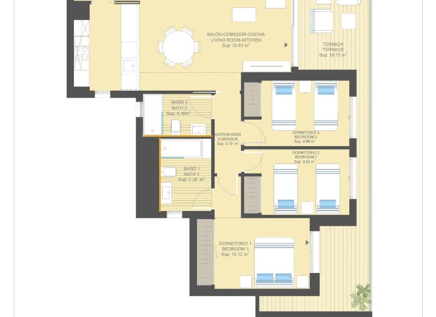 New Build - Apartment - Campoamor