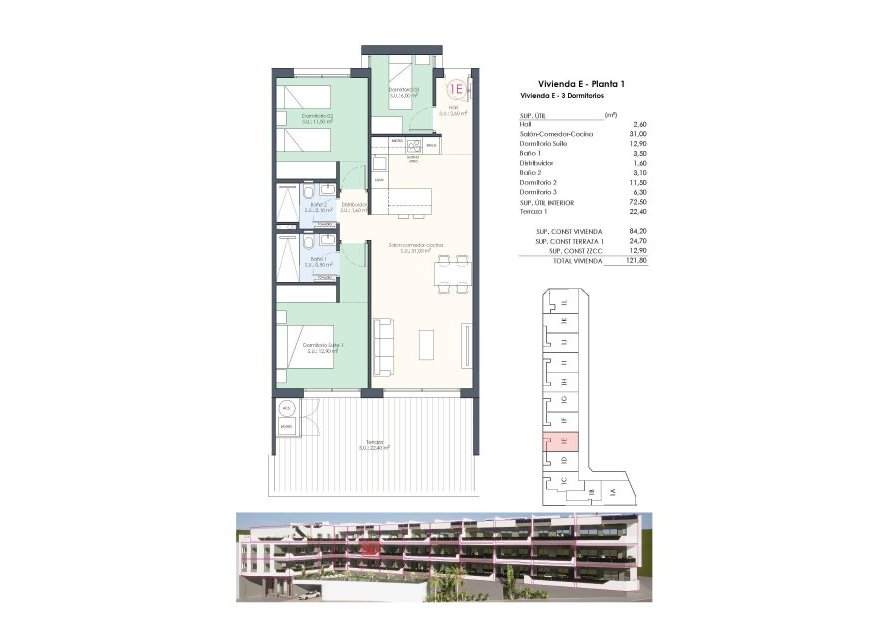 New Build - Apartment - Ciudad Quesada - Pueblo