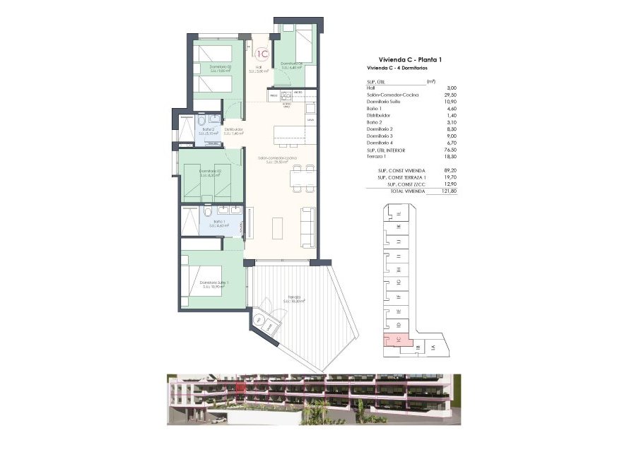 New Build - Apartment - Ciudad Quesada - Pueblo