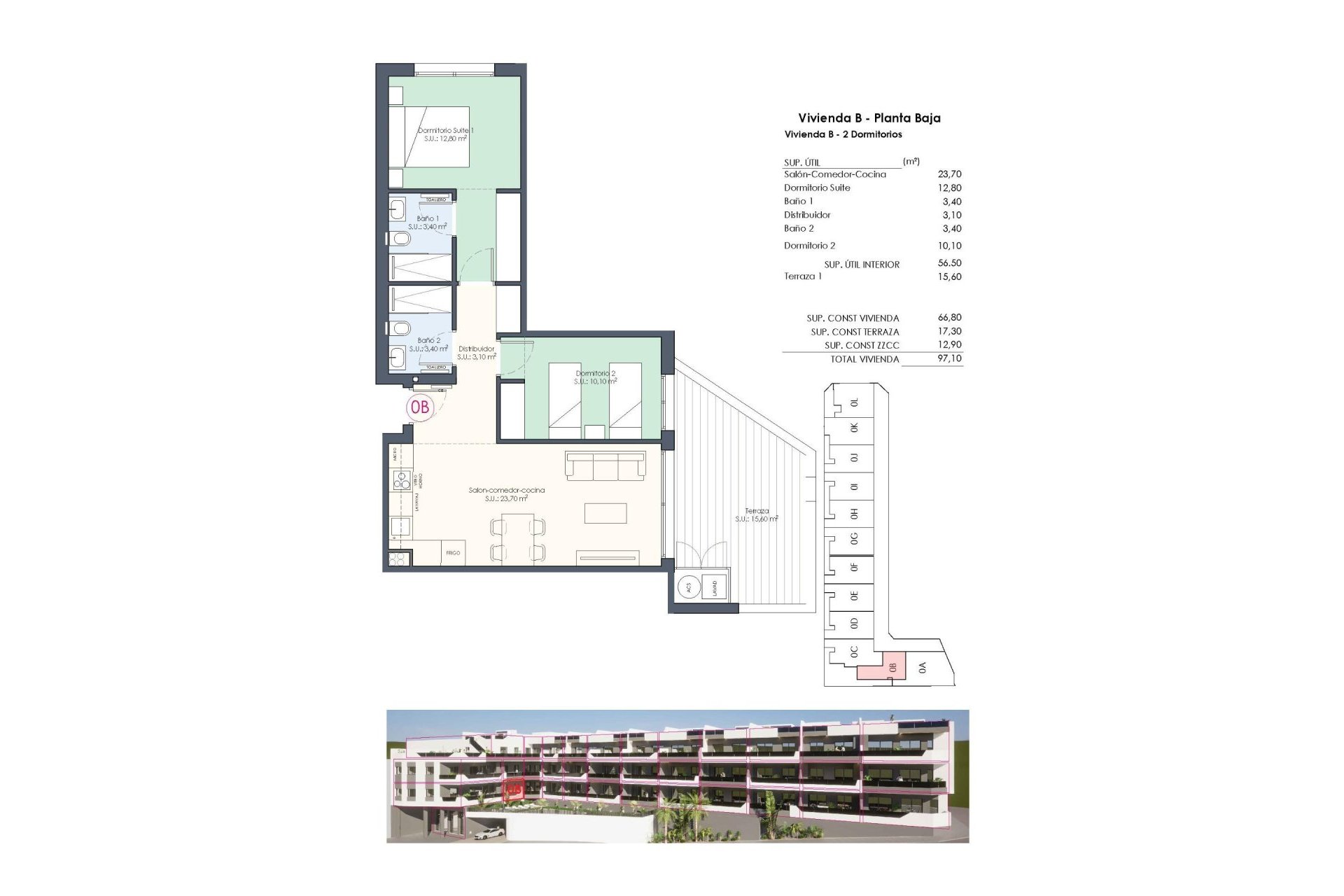 New Build - Apartment - Ciudad Quesada - Pueblo