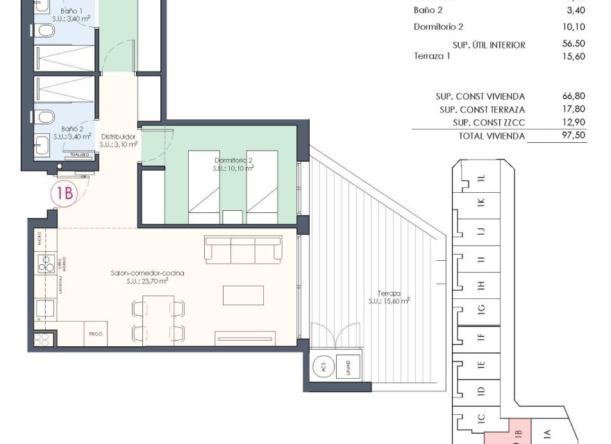New Build - Apartment - Ciudad Quesada - Pueblo