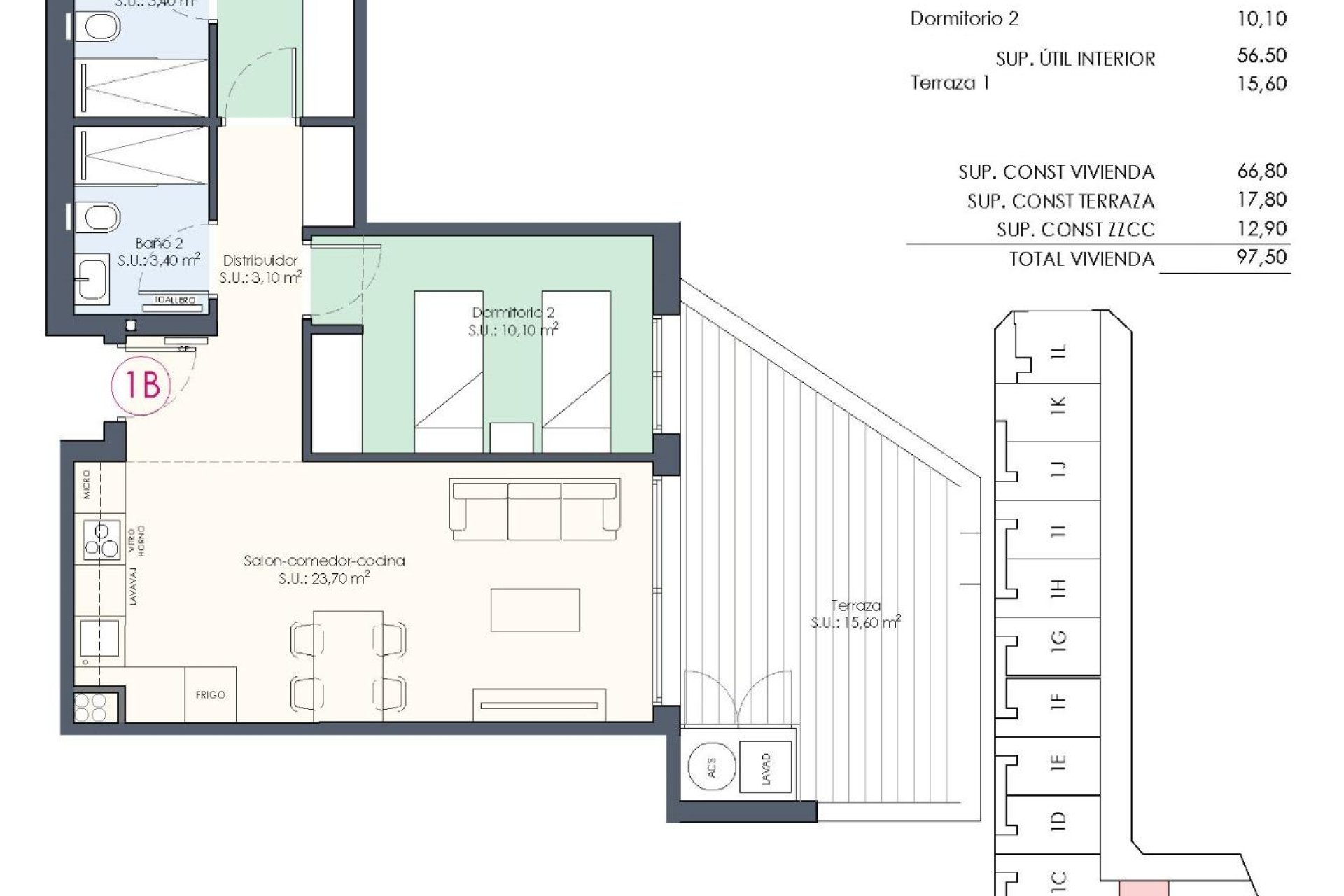 New Build - Apartment - Ciudad Quesada - Pueblo