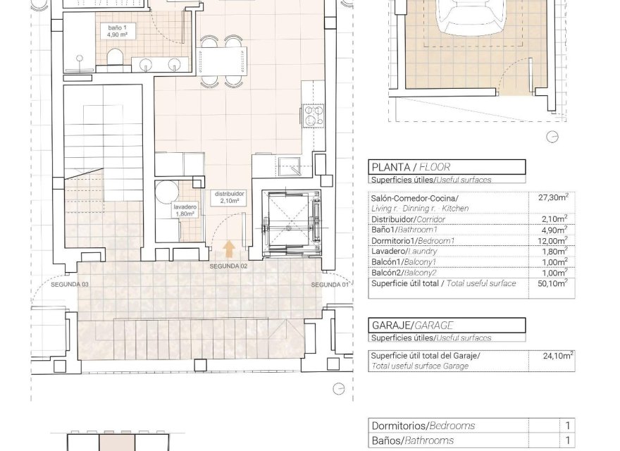 New Build - Apartment - Hondón de las Nieves - Pueblo