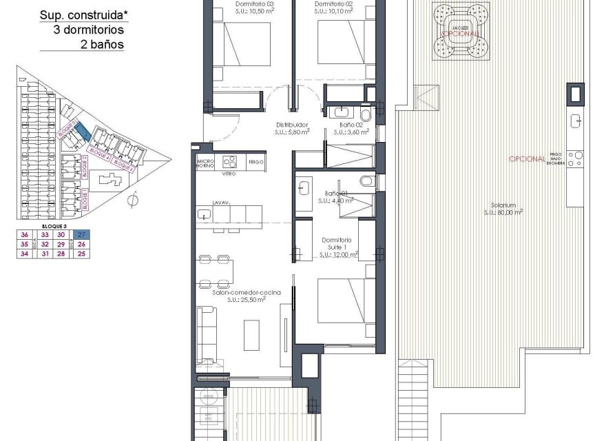 New Build - Apartment - Los Alcazares - Serena Golf