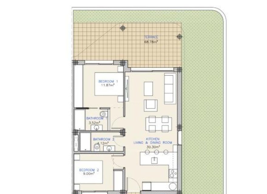 New Build - Apartment - Los Alcazares - Serena Golf