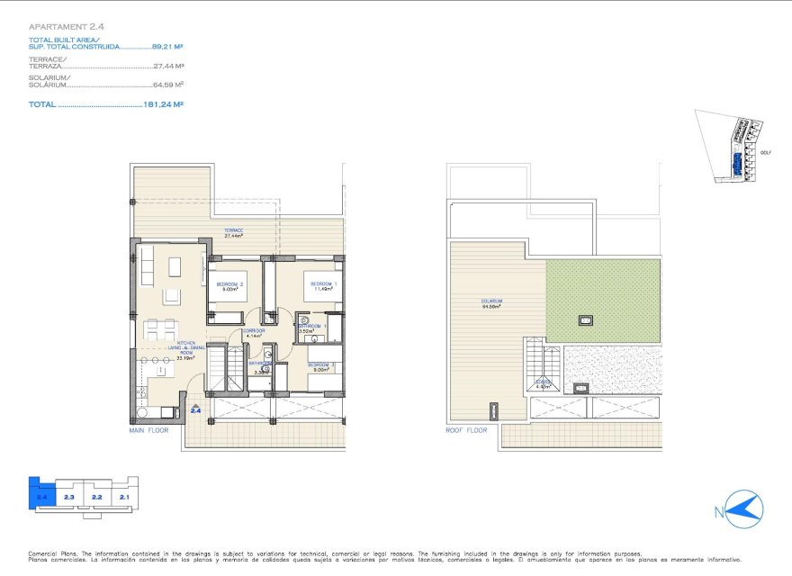 New Build - Apartment - Los Alcazares - Serena Golf