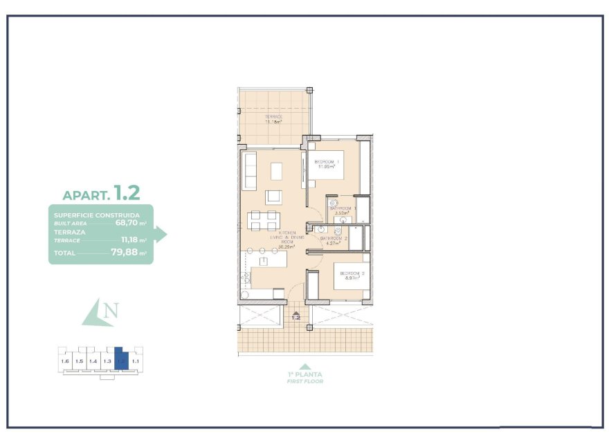 New Build - Apartment - Los Alcazares - Serena Golf