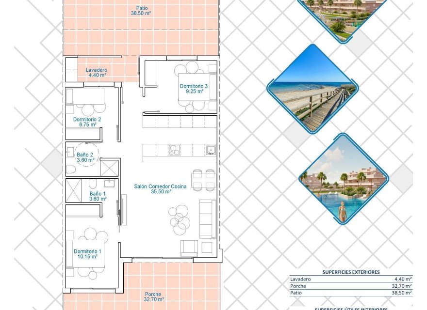 New Build - Apartment - Pilar de la Horadada - Lo Monte