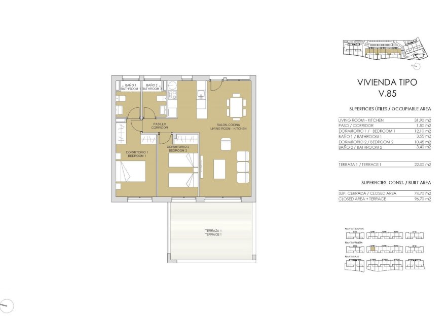 New Build - Apartment - Pilar de la Horadada - Lo Romero Golf