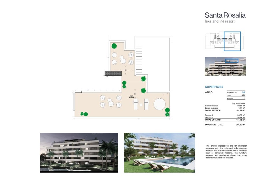 New Build - Apartment - Torre Pacheco - Santa Rosalia Lake and Life Resort