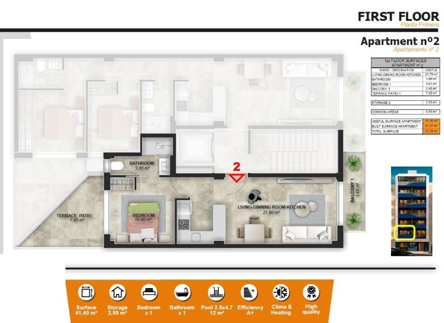 New Build - Apartment - Torrevieja - Playa del Acequión