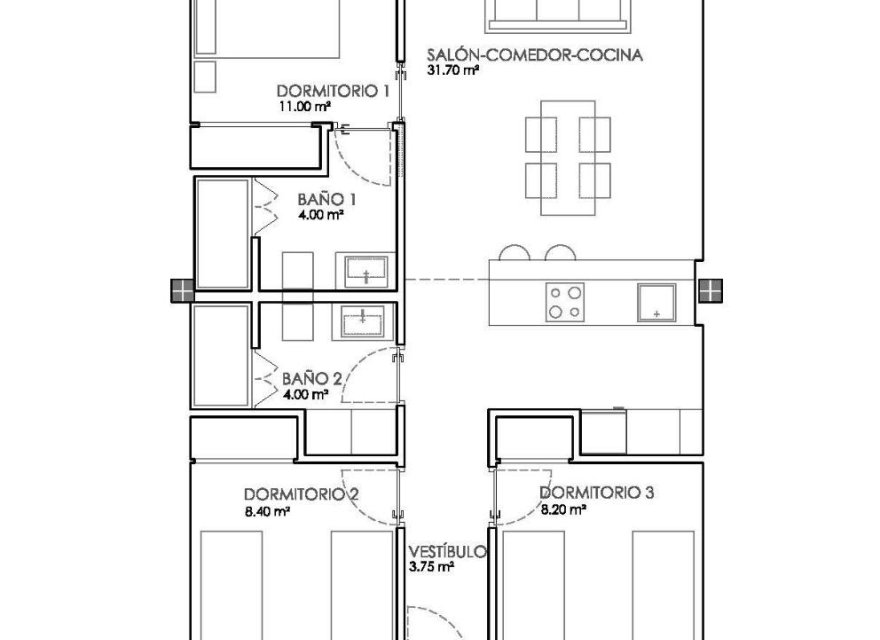 New Build - Bungalow - Bigastro - Loma Alta