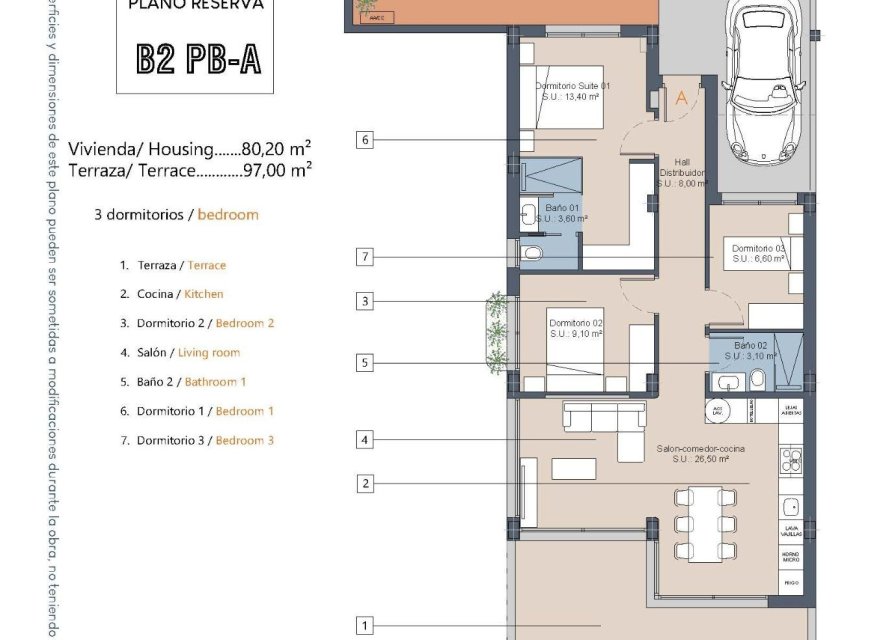 New Build - Bungalow - Los Alcazares - Serena Golf
