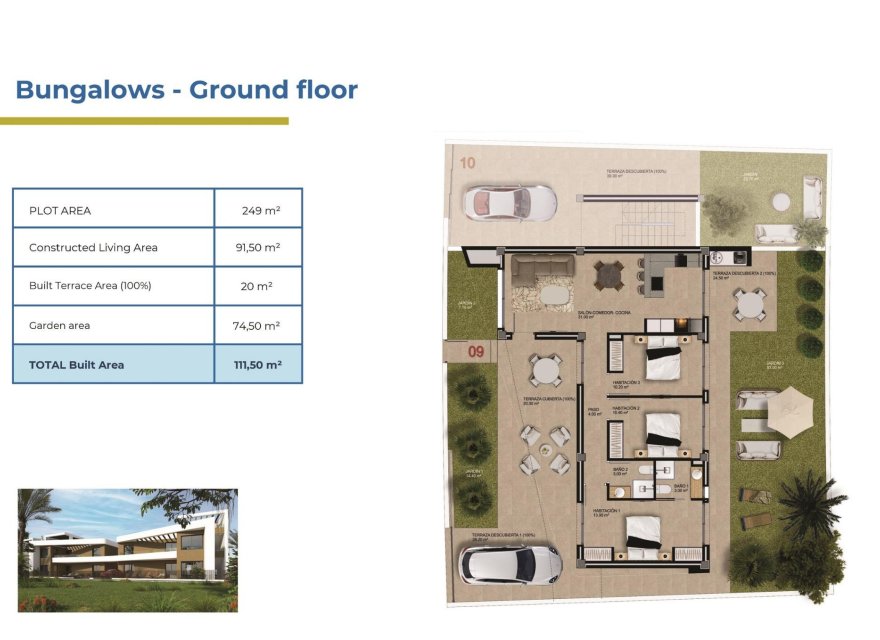 New Build - Bungalow - Orihuela Costa - La Ciñuelica