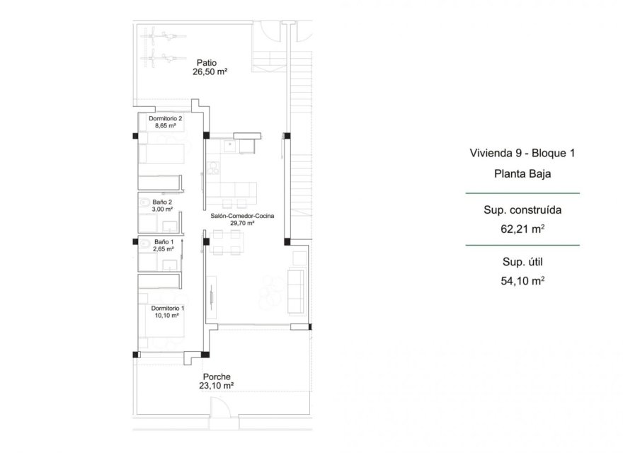 New Build - Bungalow - Orihuela Costa - PAU 26