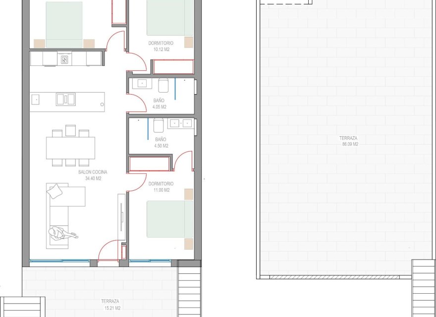 New Build - Bungalow - Pilar de la Horadada - Parque del Mediterraneo