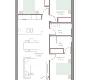 New Build - Bungalow - Pilar de la Horadada - Parque del Mediterraneo