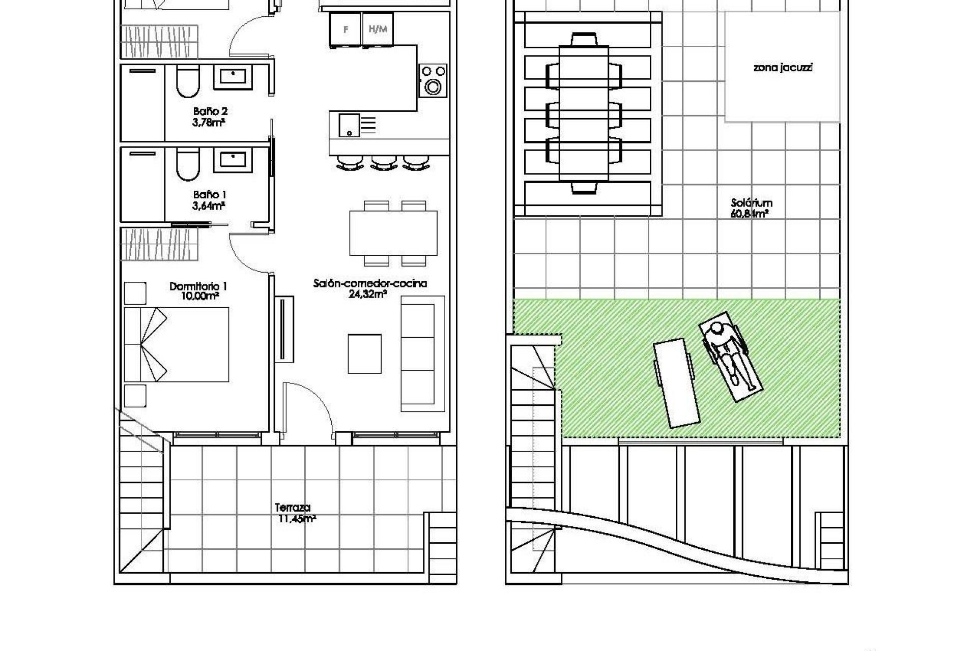 New Build - Bungalow - Pilar de la Horadada - Parque Ramon eugenio Escudero