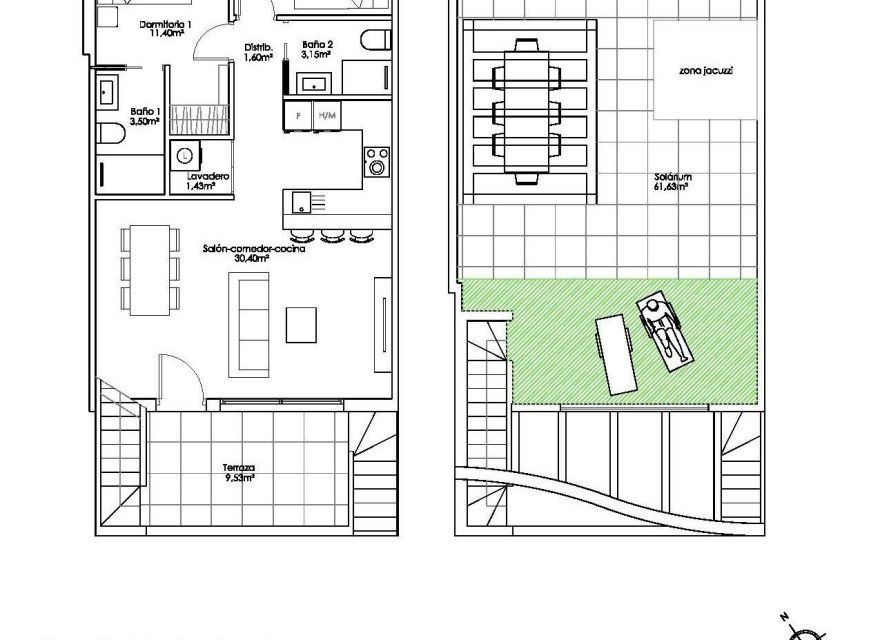 New Build - Bungalow - Pilar de la Horadada - Parque Ramon eugenio Escudero
