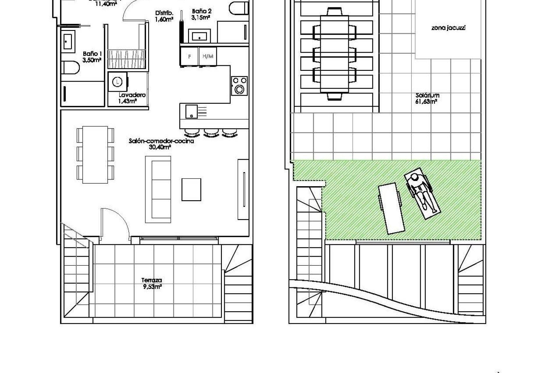 New Build - Bungalow - Pilar de la Horadada - Parque Ramon eugenio Escudero