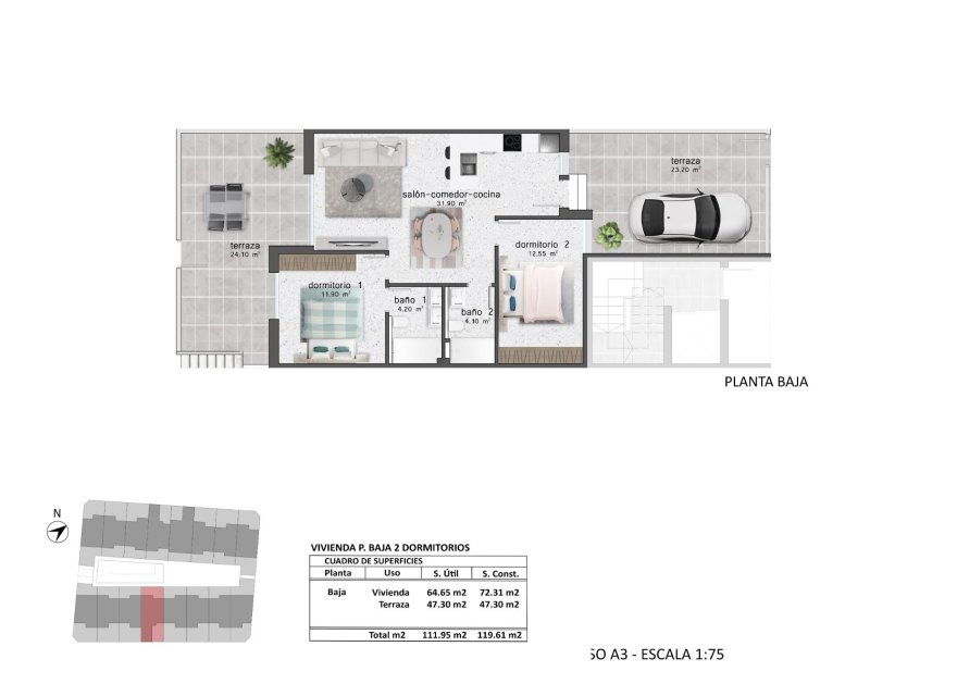 New Build - Bungalow - Pilar de la Horadada - pueblo