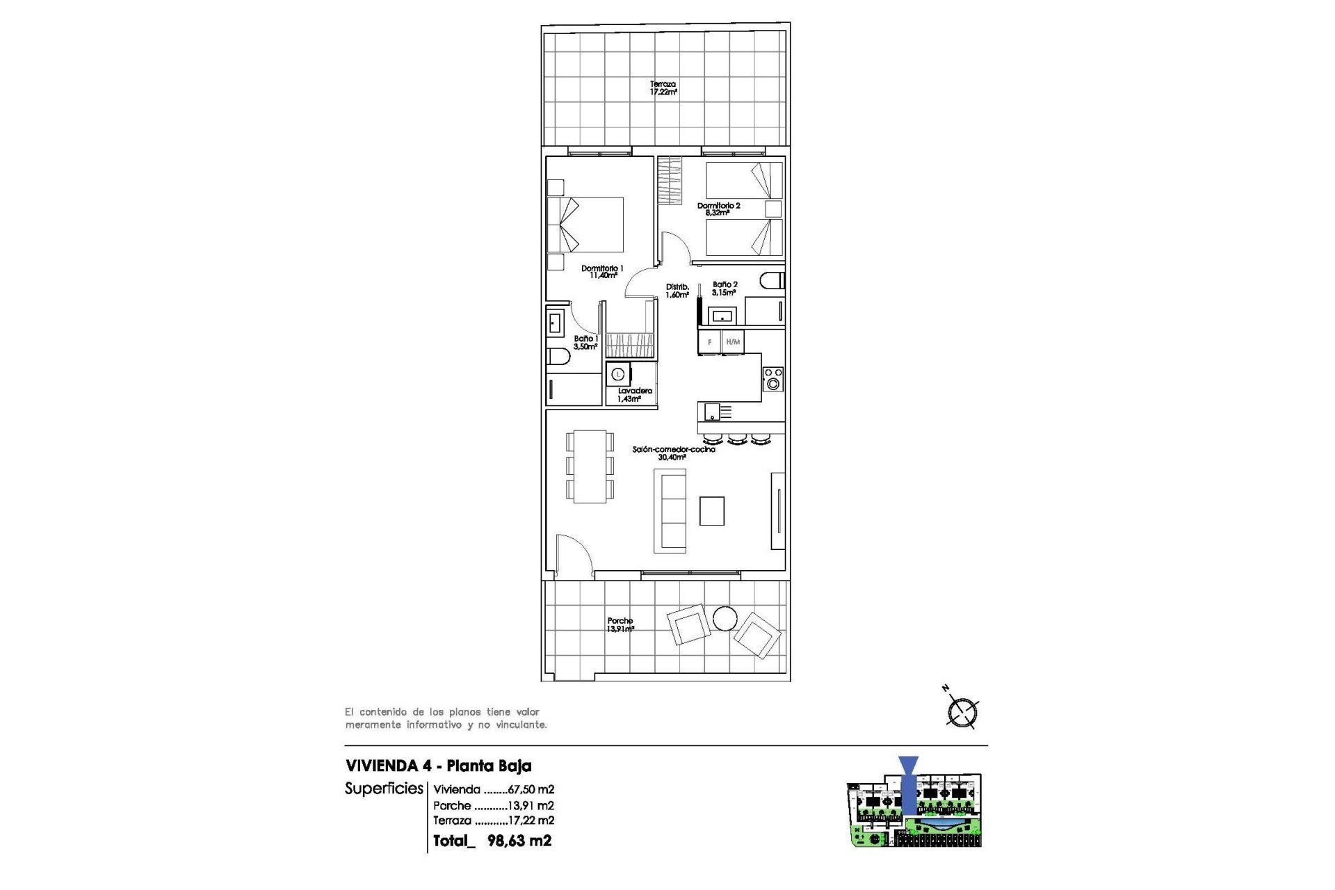 New Build - Bungalow - Pilar de la Horadada - Zona Pueblo