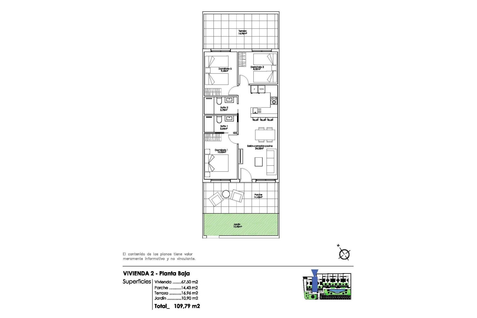 New Build - Bungalow - Pilar de la Horadada - Zona Pueblo