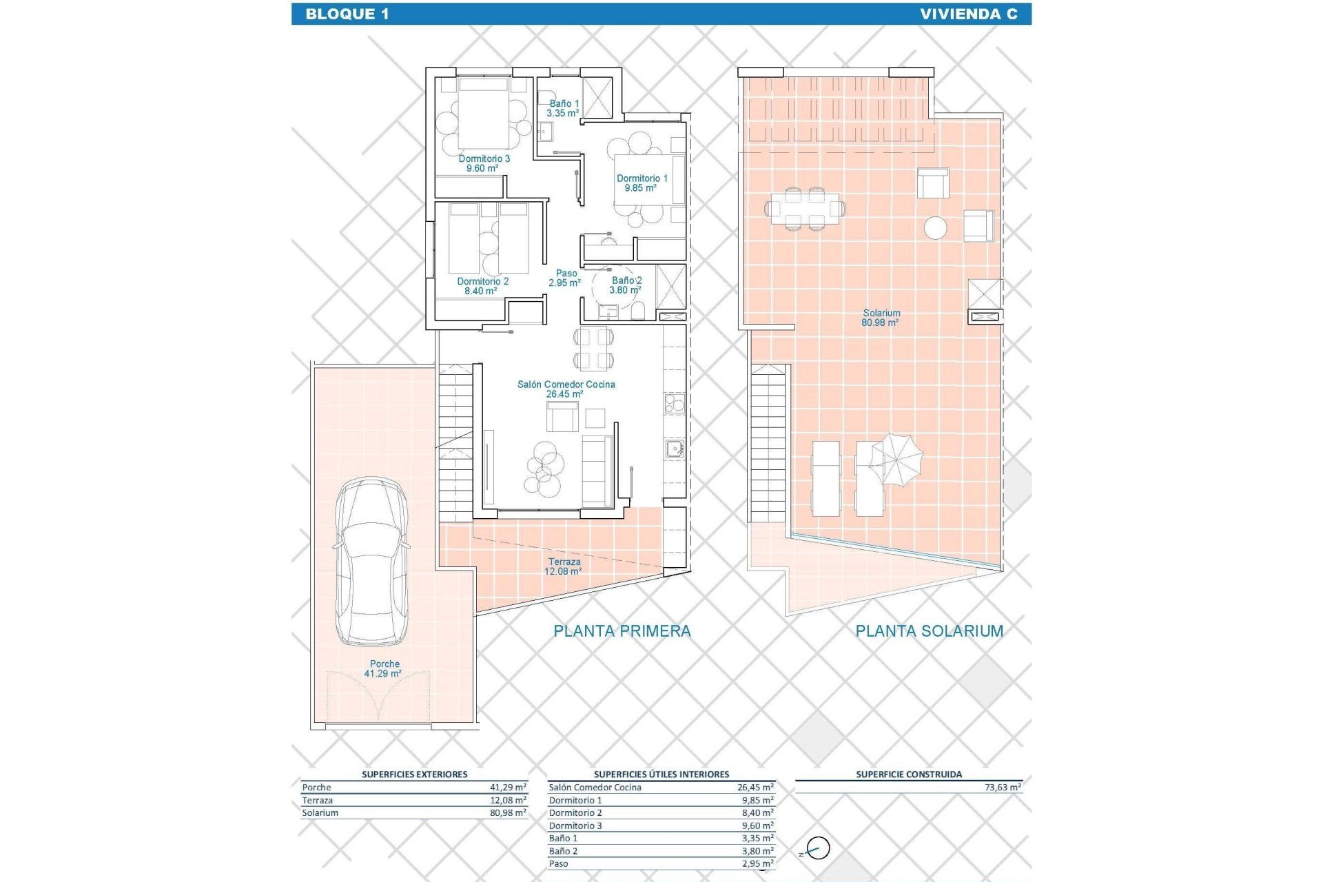 New Build - Bungalow - Pilar de la Horadada - Zona Pueblo