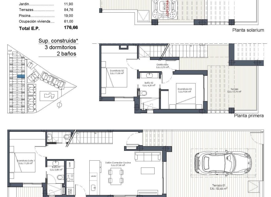 New Build - Duplex - Los Alcazares - Serena Golf
