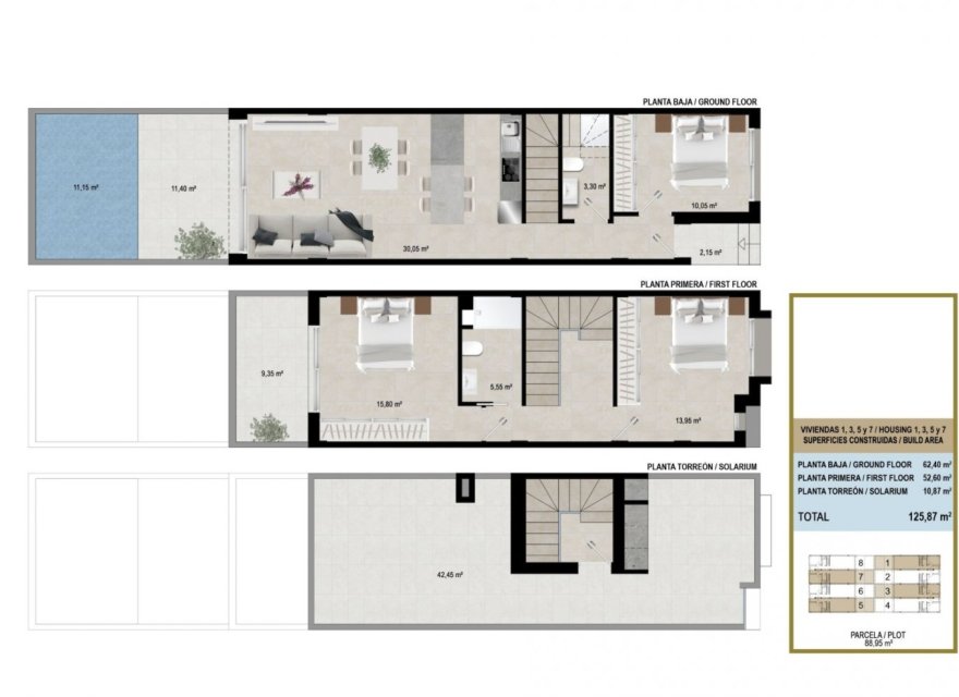 New Build - Duplex - San Javier - pueblo