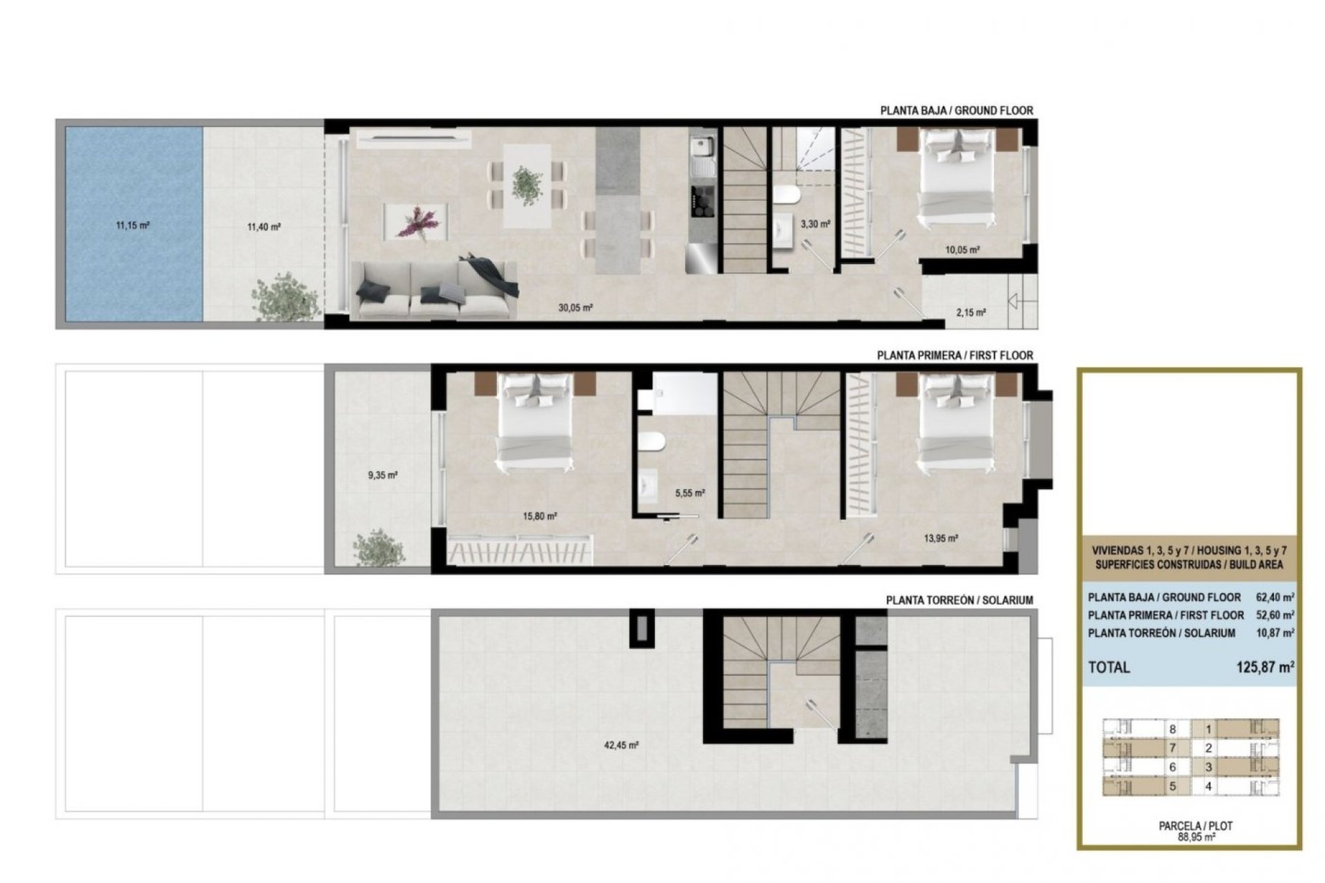 New Build - Duplex - San Javier - pueblo