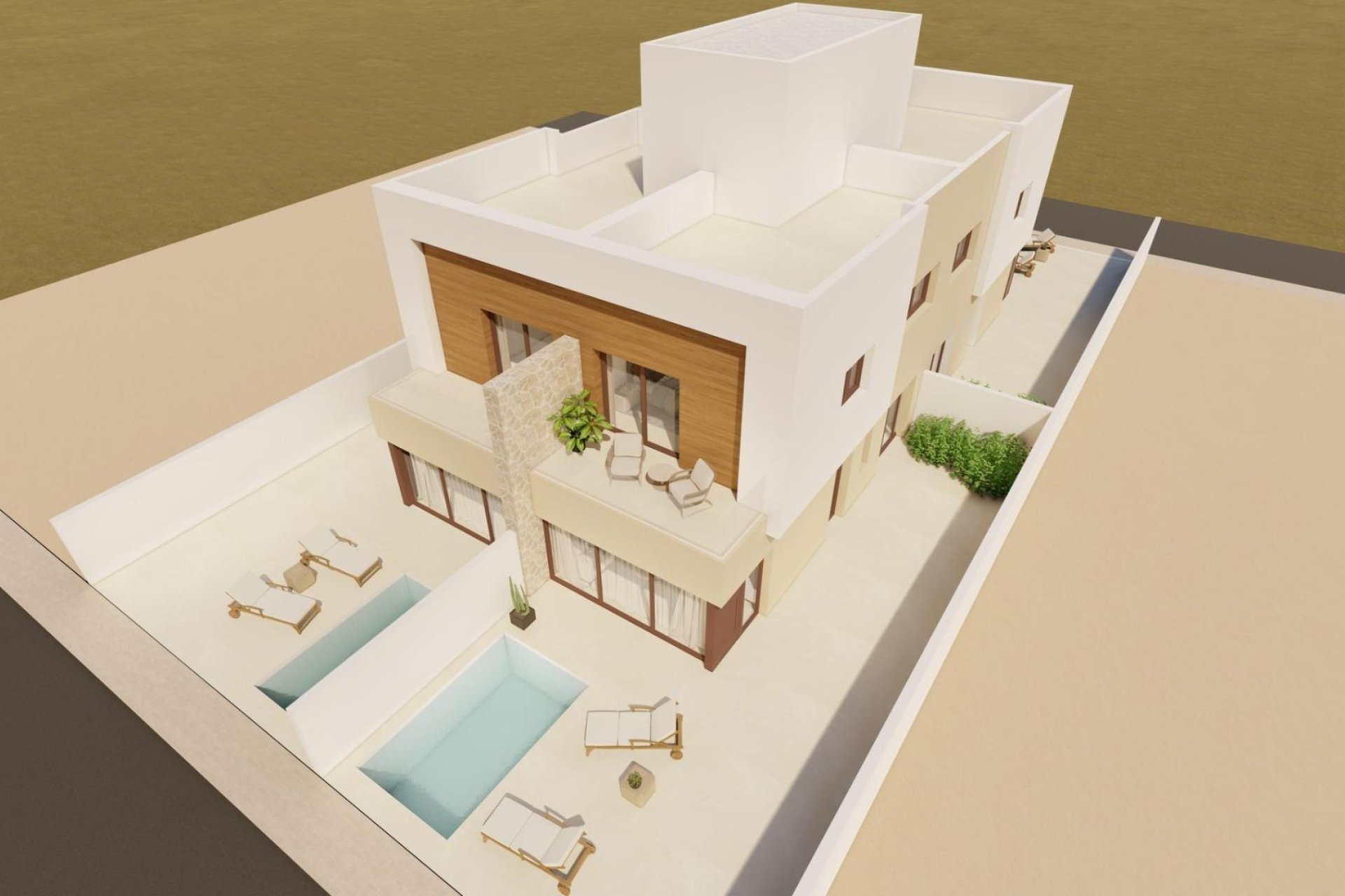 New Build - Duplex - San Javier - pueblo