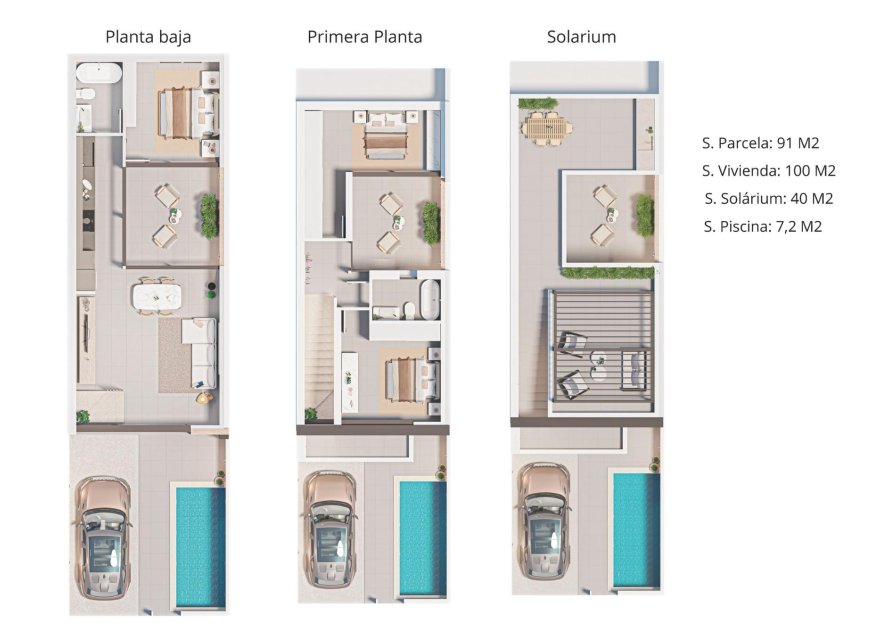 New Build - Duplex - San Pedro del Pinatar - Pueblo