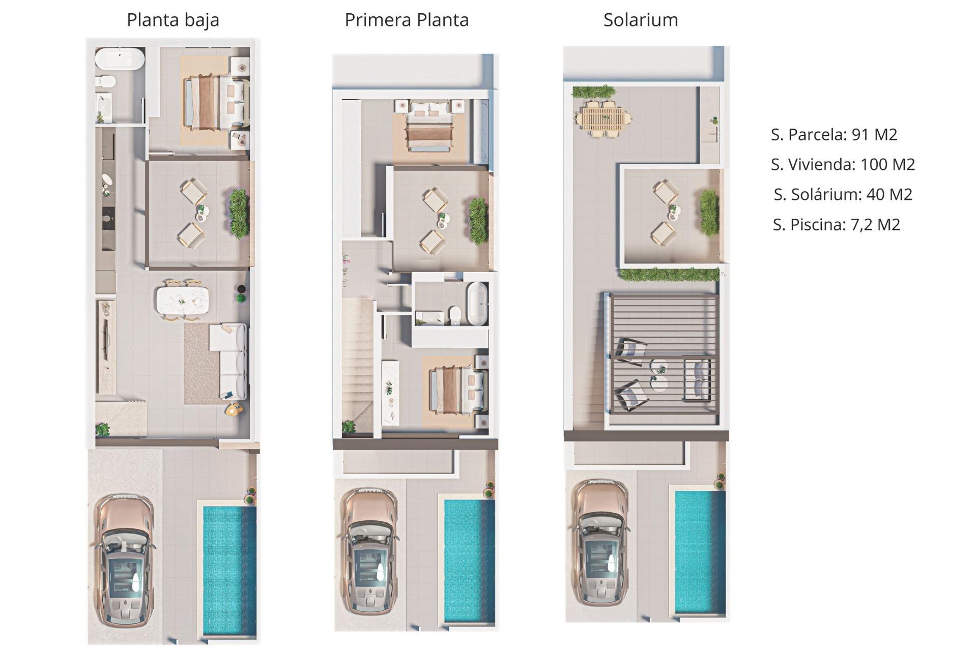 New Build - Duplex - San Pedro del Pinatar - Pueblo