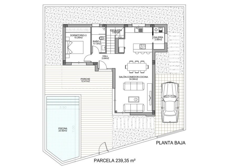 New Build - Villa - Ciudad Quesada - Polideportivo