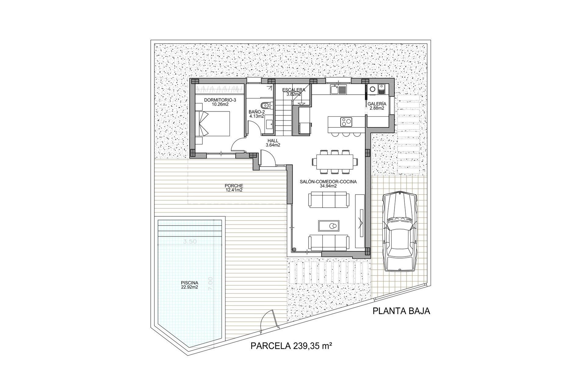 New Build - Villa - Ciudad Quesada - Polideportivo