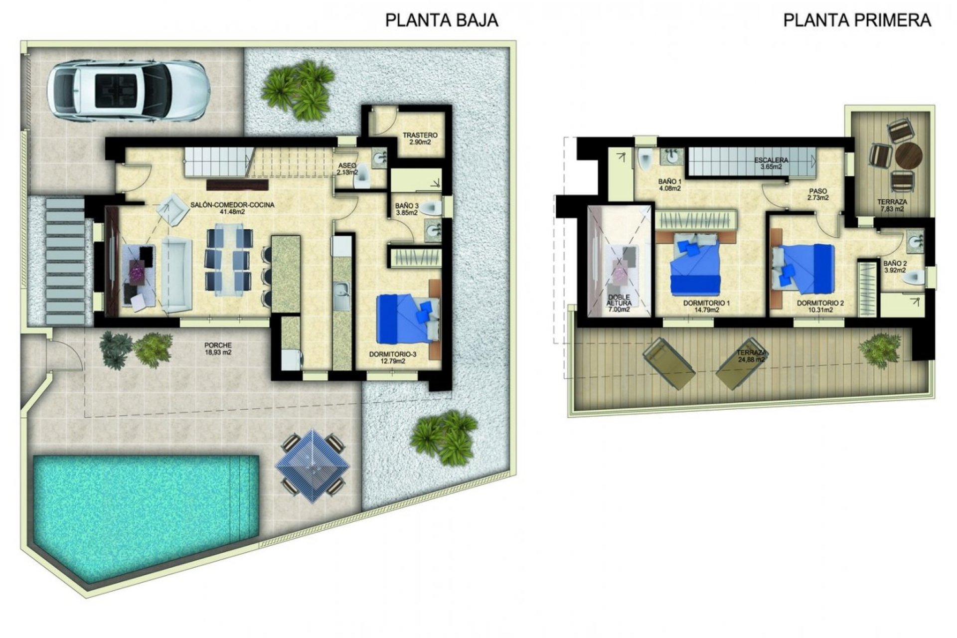 New Build - Villa - Ciudad Quesada - Polideportivo