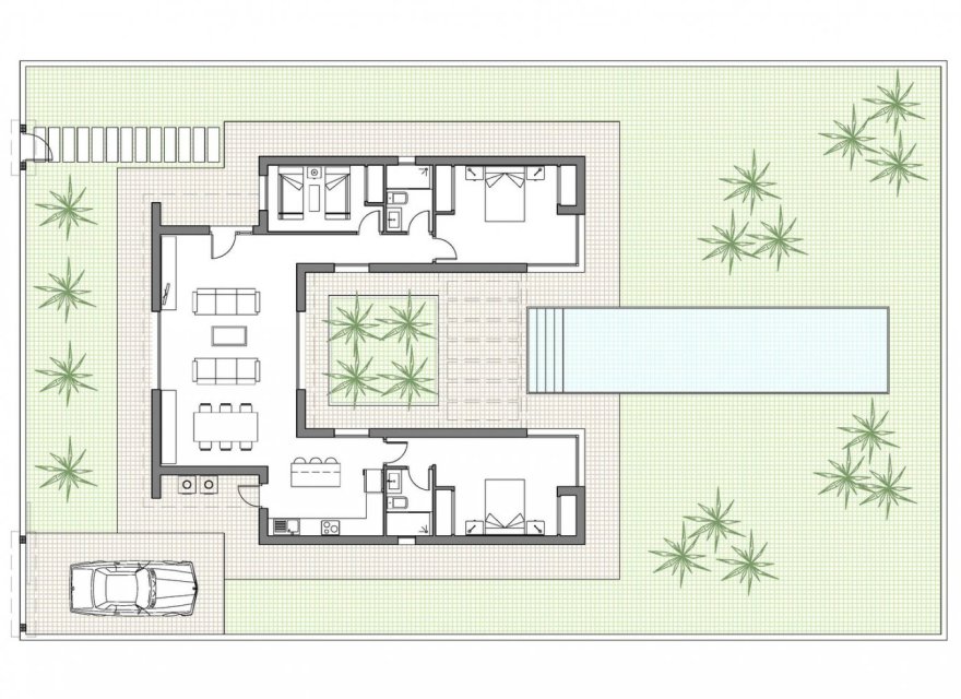 New Build - Villa - Ciudad Quesada - Polideportivo