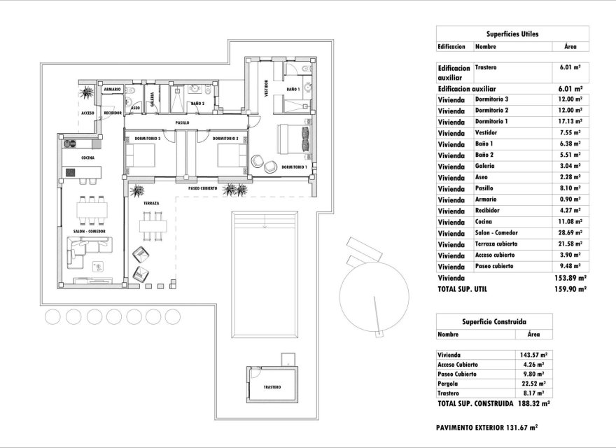 New Build - Villa - Monforte del Cid - Poligono 19