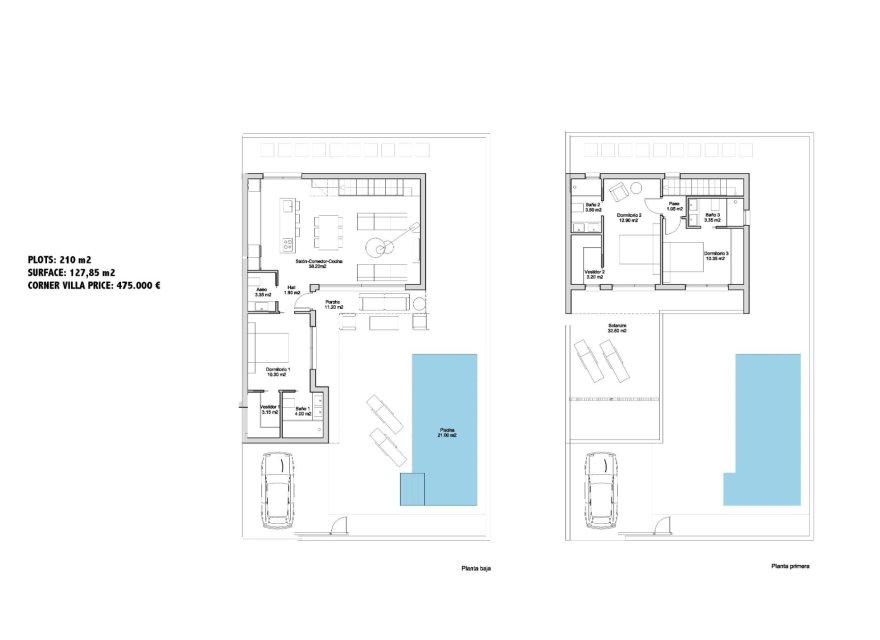 New Build - Villa - San Javier - Parque de los leones