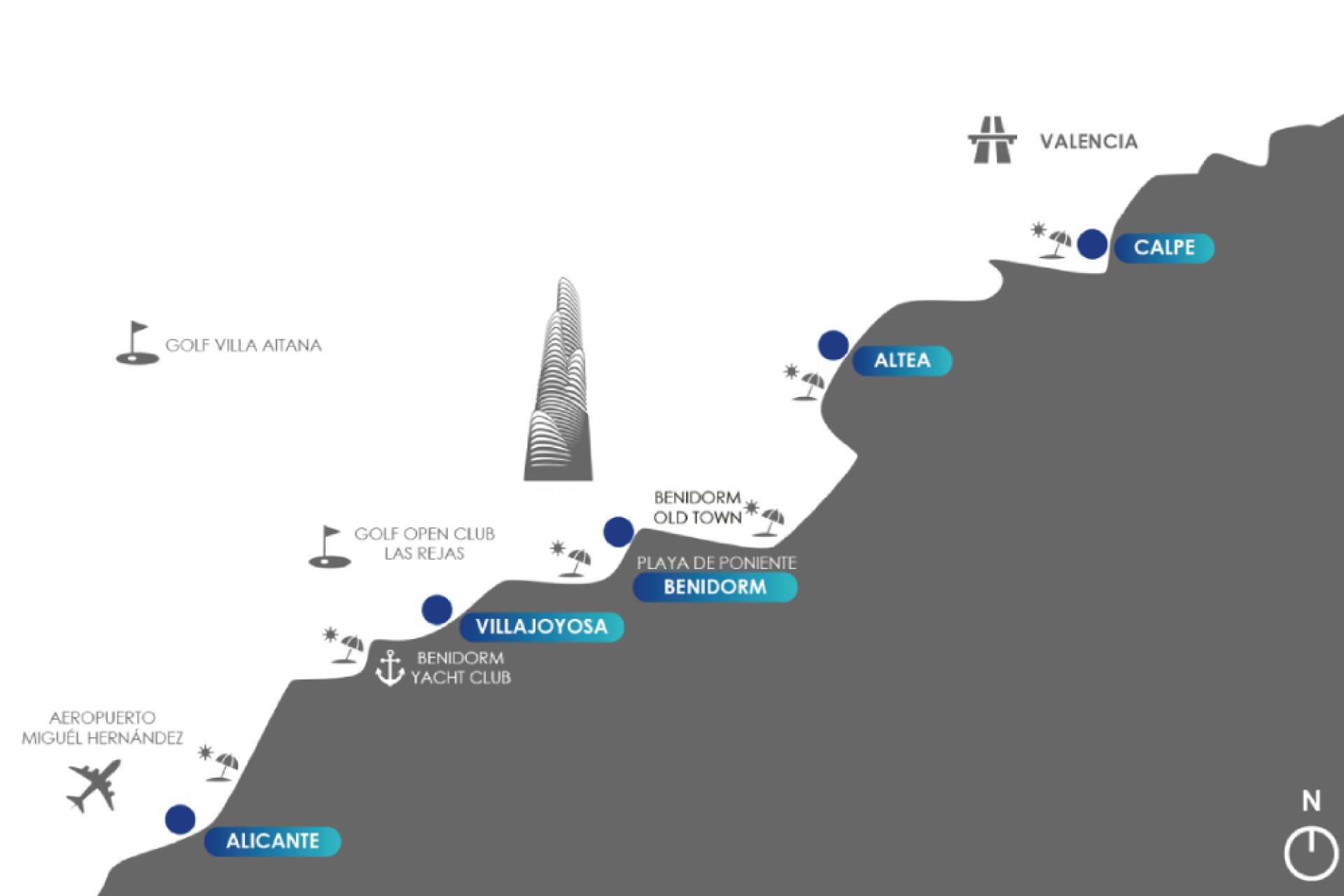 Новобудова - Апартаменти - Benidorm - Playa Poniente