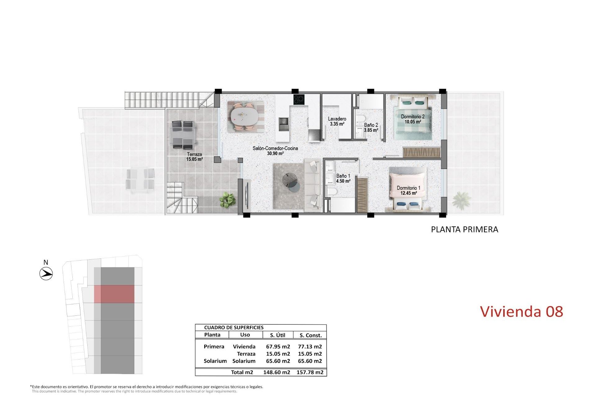 Новобудова - Бунгало - Pilar de la Horadada - pueblo