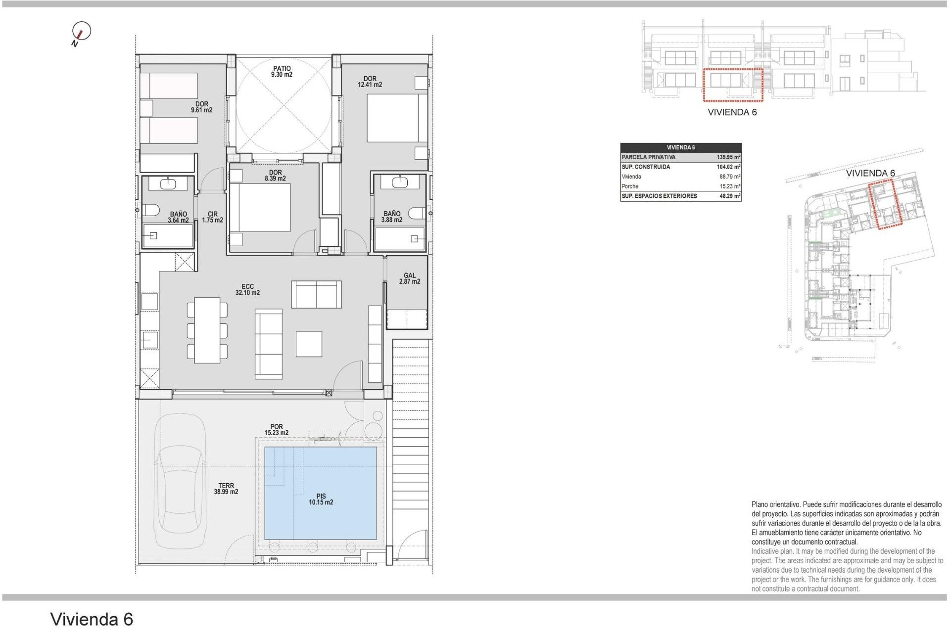 Новобудова - Бунгало - Pilar de la Horadada - pueblo