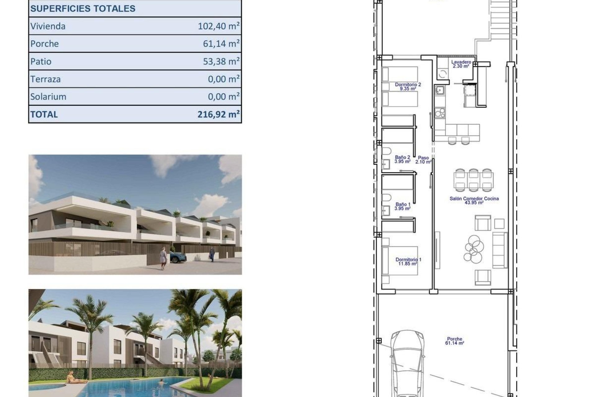 Новобудова - Бунгало - Pilar de la Horadada - pueblo