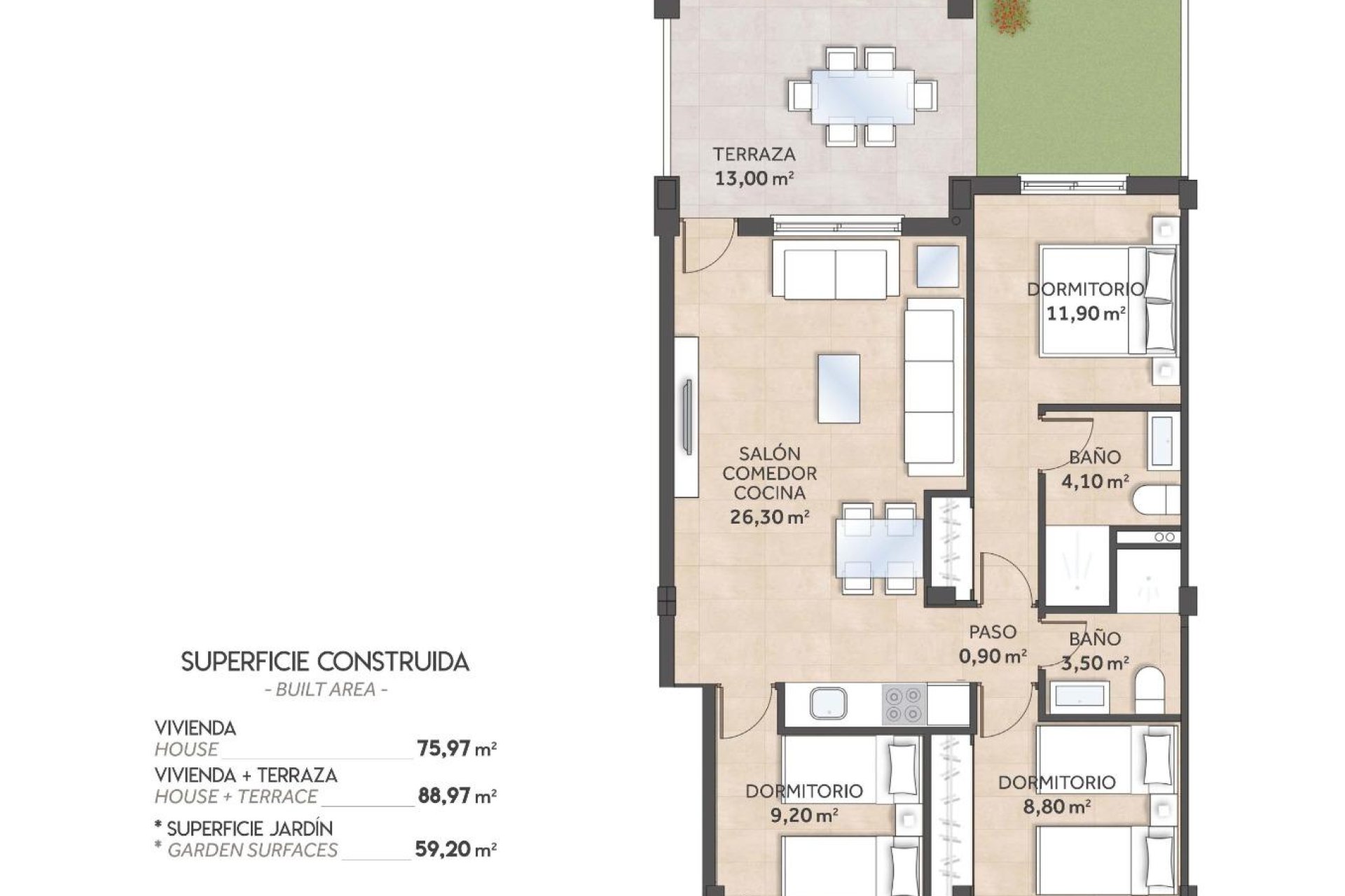 Новобудова - Бунгало - San Miguel de Salinas - 