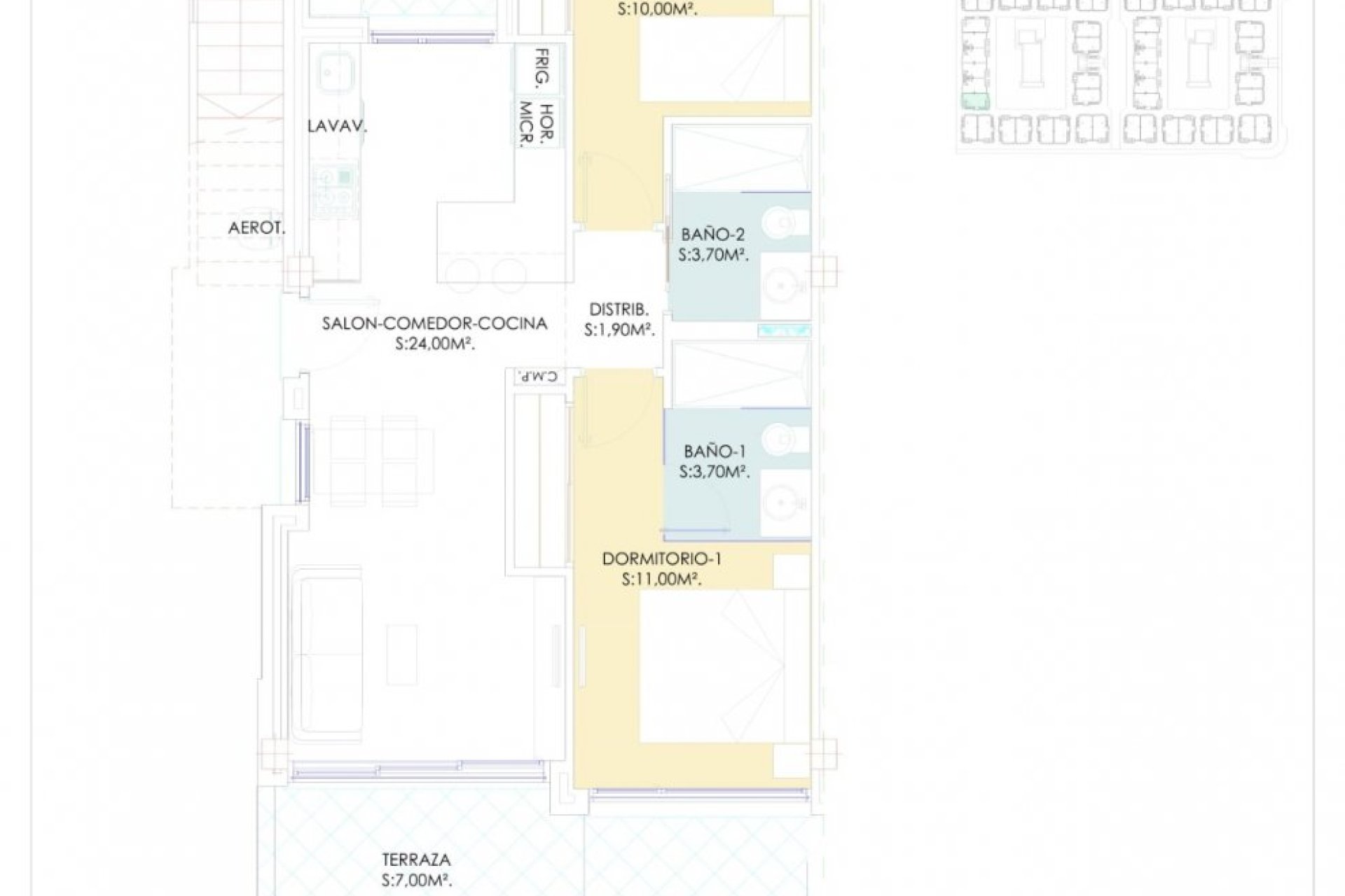 Новобудова - Бунгало - Torrevieja - Los Balcones